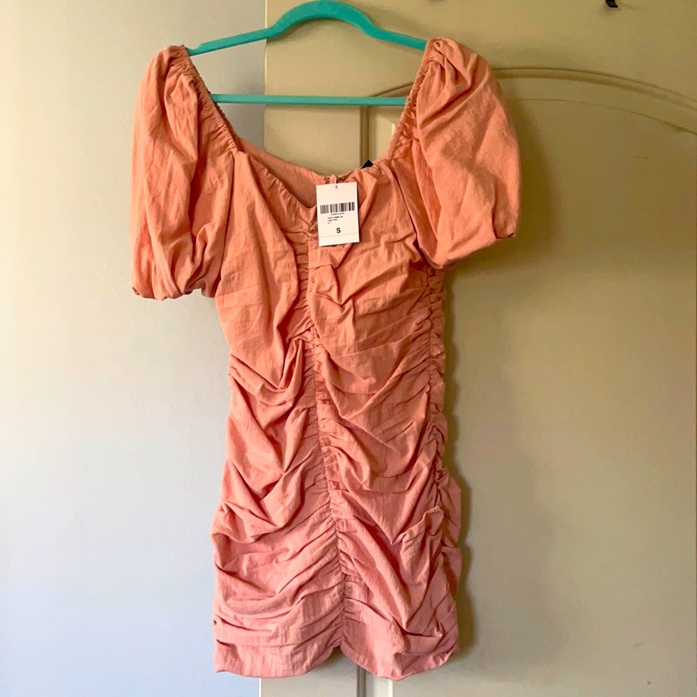 Dusty Pink Sweetheart Minidress